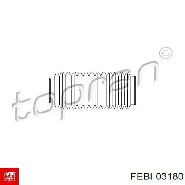 Osłona mechanizmu kierowniczego (maglownicy) Febi 03180 cena, od 6,69 USD