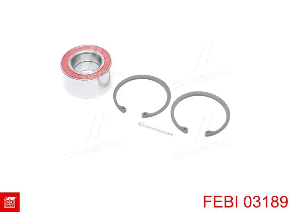 Łożysko piasty przedniej Febi 03189 cena, od 17,73 USD