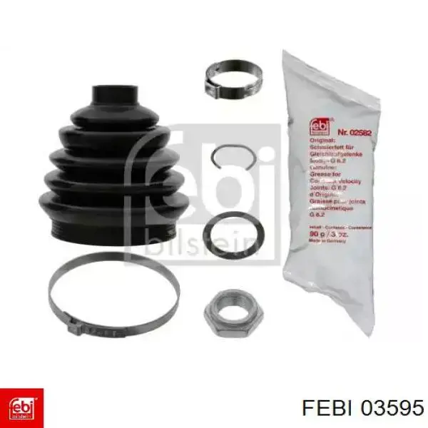 Osłona przegubu homokinetycznego półosi przedniej zewnętrzna Febi 03595 cena, od 9,42 USD