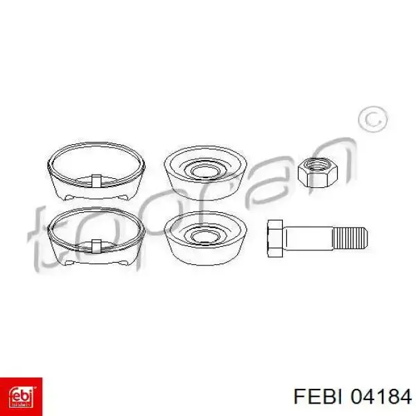 Do koszyka 04184 Febi Silentblock przedniego wahacza dolnego