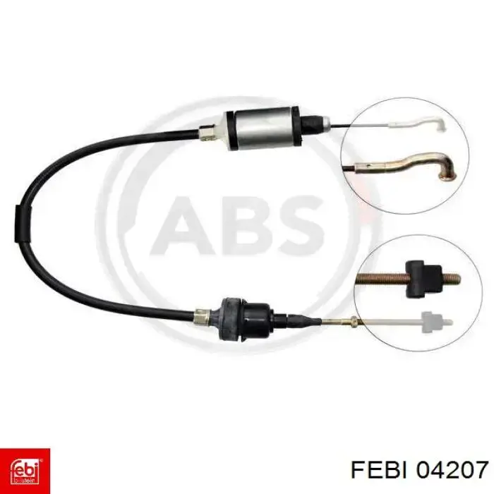 Linka sprzęgła Febi 04207 cena, od 23,06 USD