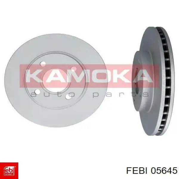 Do koszyka 05645 Febi Tarcza hamulcowa przednia
