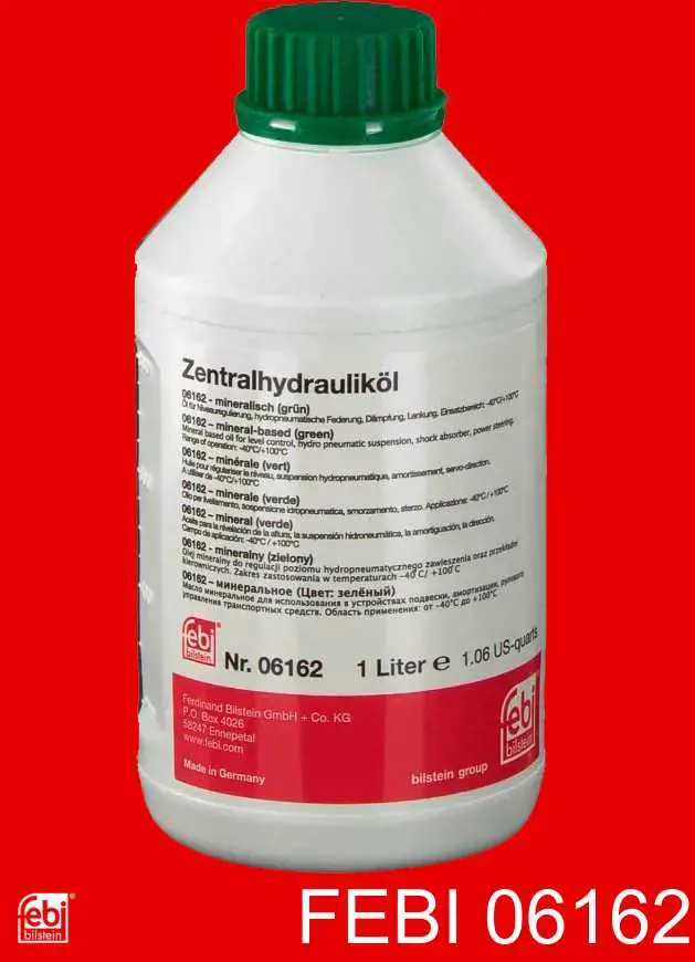 Do koszyka 06162 Febi Płyn hydraulicznego układu wspomagania