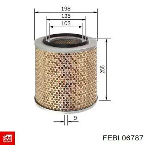 Do koszyka 06787 Febi Filtr powietrza