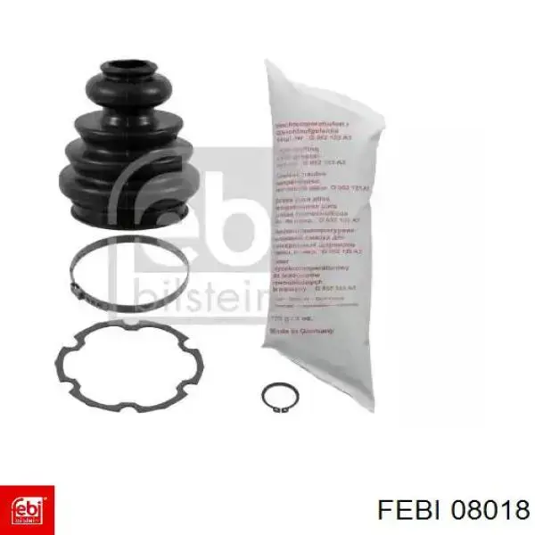 Osłona przegubu homokinetycznego półosi przedniej wewnętrzna Febi 08018 cena, od 14,59 USD