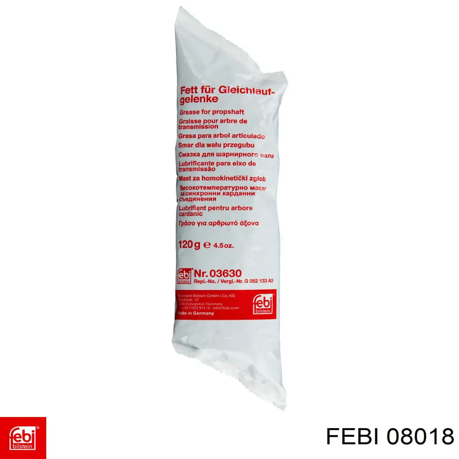 Do koszyka 08018 Febi Osłona przegubu homokinetycznego półosi przedniej wewnętrzna