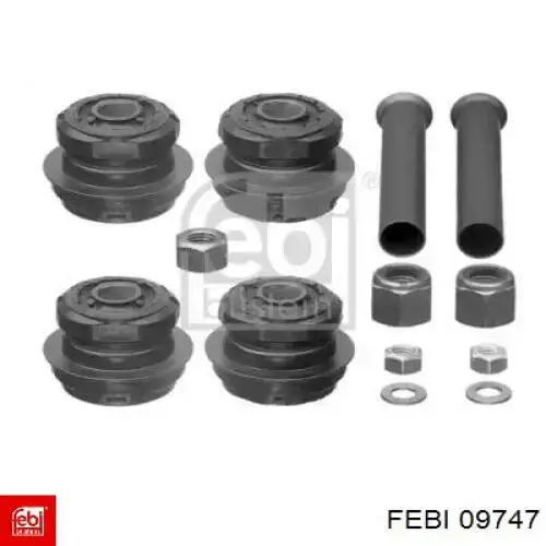 Silentblock przedniego wahacza dolnego Febi 09747 cena, od 78,58 USD