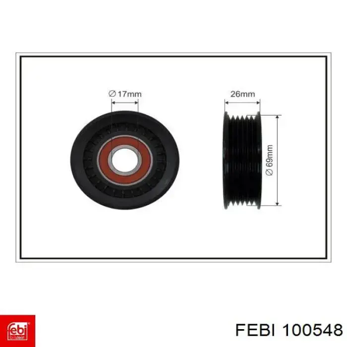 Przewód (króciec) układu chłodzenia Febi 100548 cena, od 48,42 USD