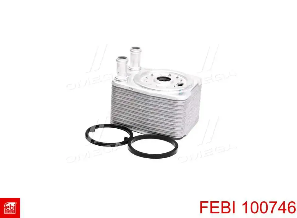 Chłodnica oleju, pod filtrem Febi 100746 cena, od 49,12 USD