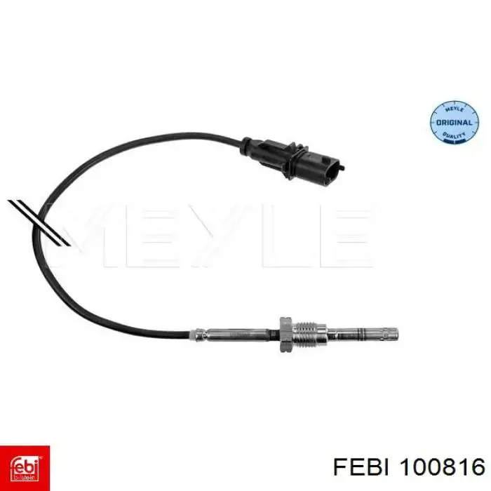 Do koszyka 100816 Febi Czujnik temperatury spalin, przed katalizatorem