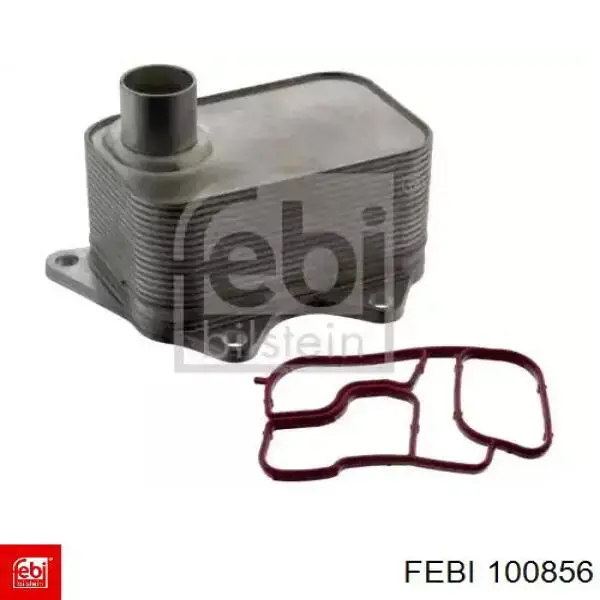 100856 Febi Chłodnica oleju, pod filtrem