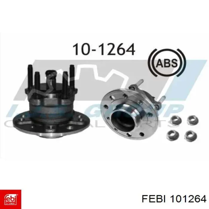 Zaślepka piasty Febi 101264 cena, od 4,89 USD