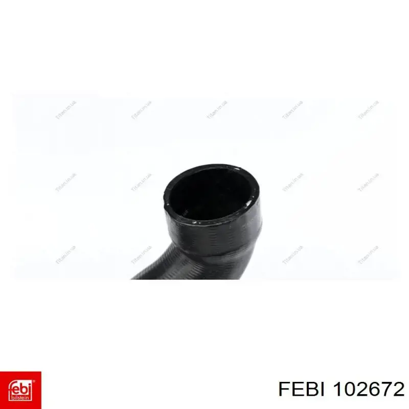 Przewód (króciec) chłodnicy górny Febi 102672 cena, od 15,94 USD