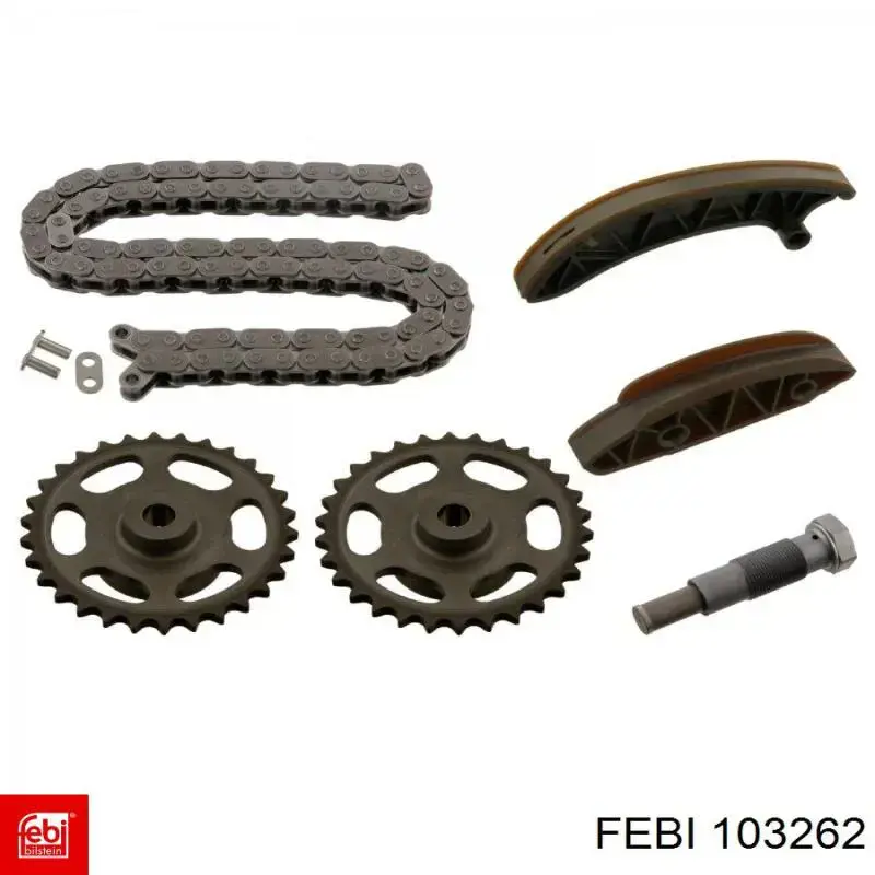 Łańcuch rozrządu, zestaw Febi 103262 cena, od 291,72 USD