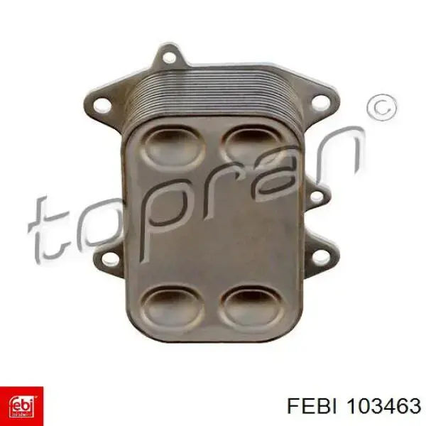 Chłodnica oleju, pod filtrem Febi 103463 cena, od 38,55 USD