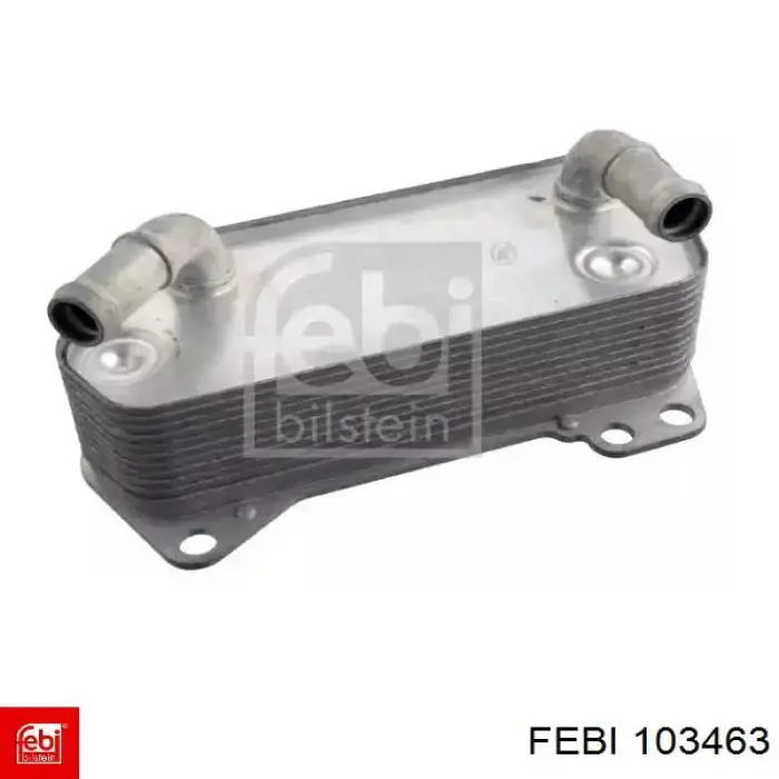 Do koszyka 103463 Febi Chłodnica oleju, pod filtrem