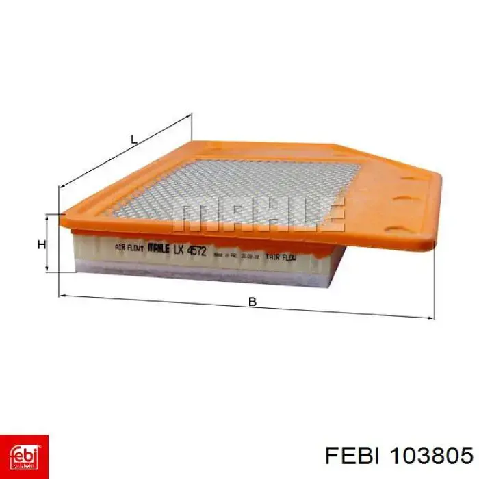 103805 Febi Filtr powietrza