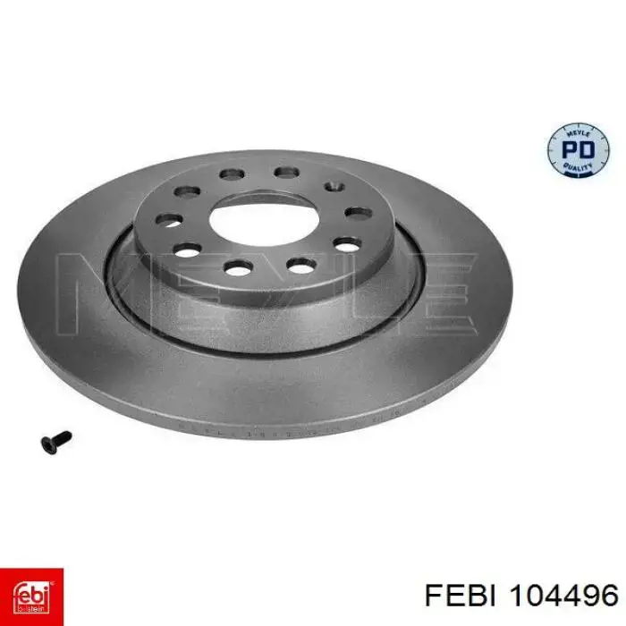 Tarcza hamulcowa tylna Febi 104496 cena, od 47,90 USD