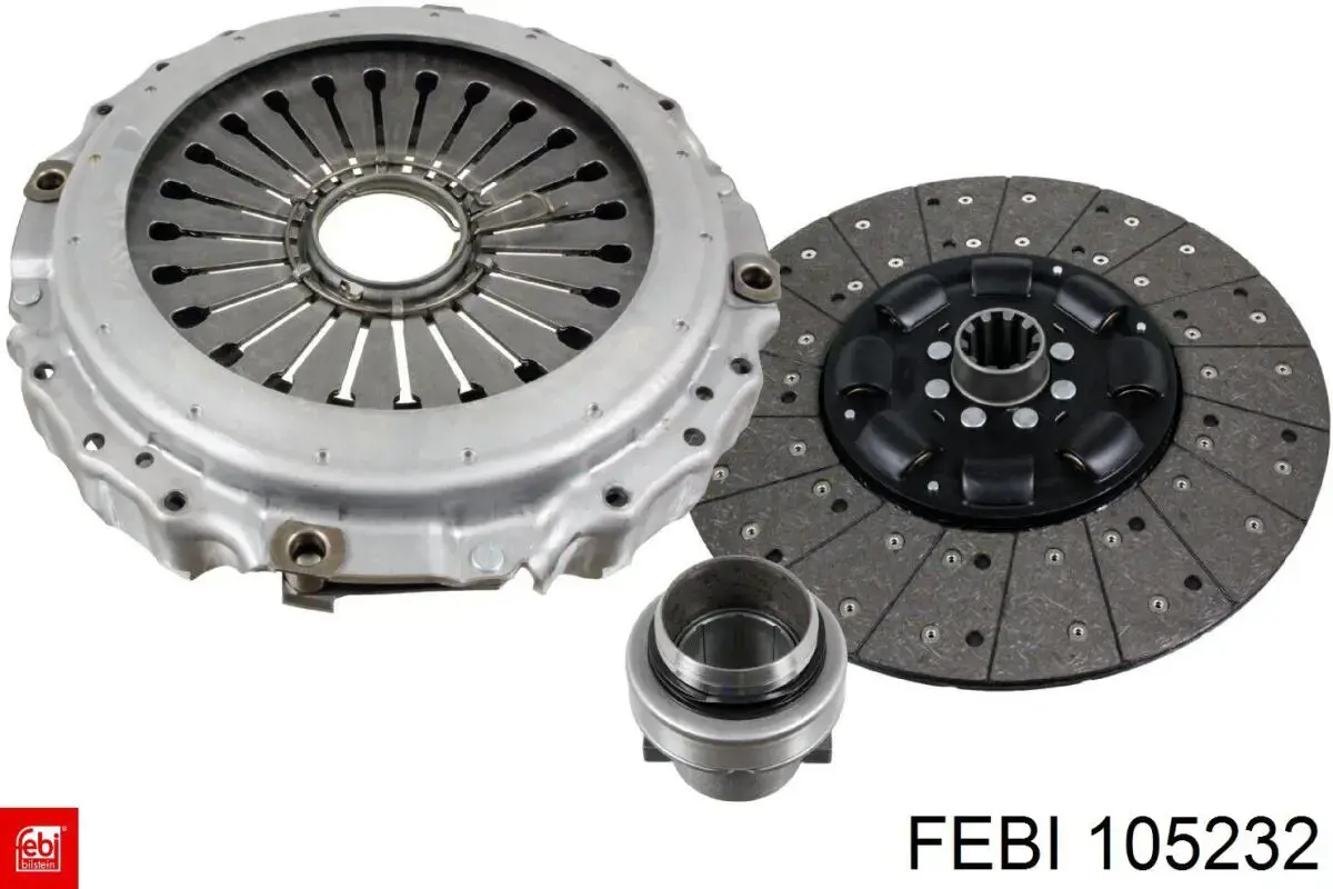 Zestaw sprzęgła (3 części) Febi 105232 cena, od 882,66 USD