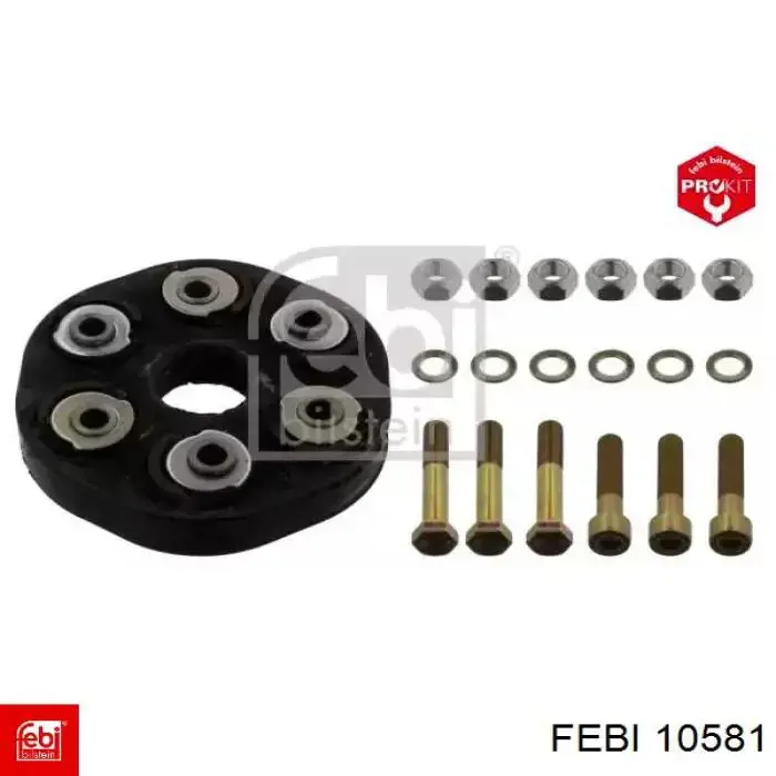 Przegub elastyczny wału przedni/tylny Febi 10581 cena, od 50,57 USD