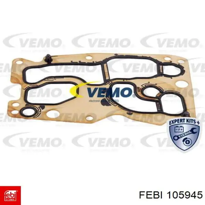 Chłodnica oleju, pod filtrem Febi 105945 cena, od 55,83 USD
