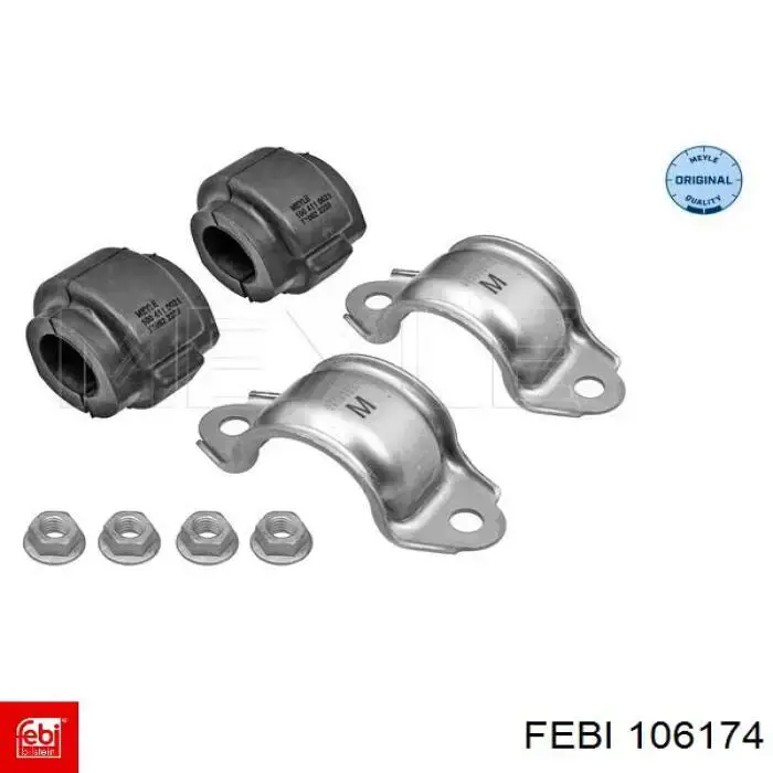 Uchwyt do mocowania tulei stabilizatora przedniego Febi 106174 cena, od 10,10 USD