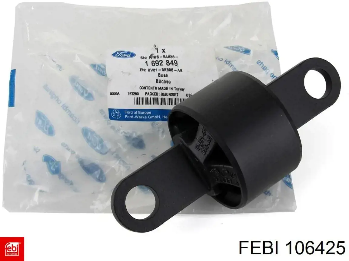 Do koszyka 106425 Febi Silentblock tylnego wahacza podłużnego przedni