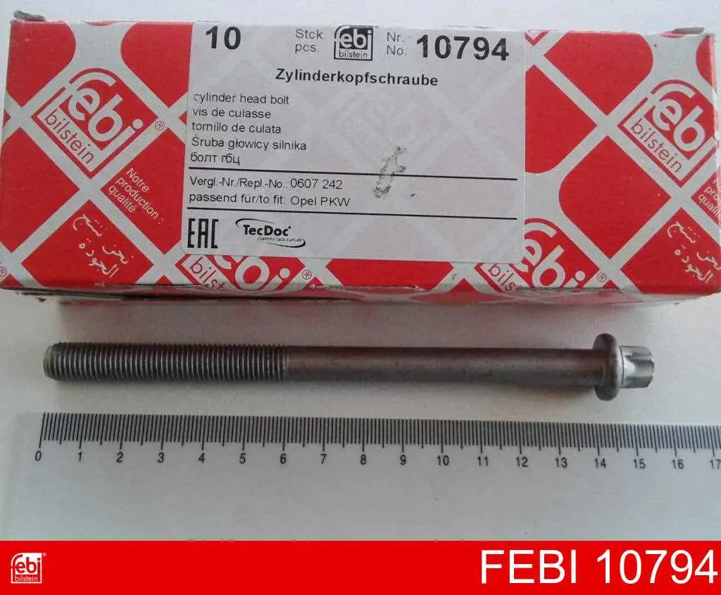 Śruba głowicy cylindrów Febi 10794 cena, od 3,65 USD