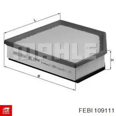 109111 Febi Filtr powietrza