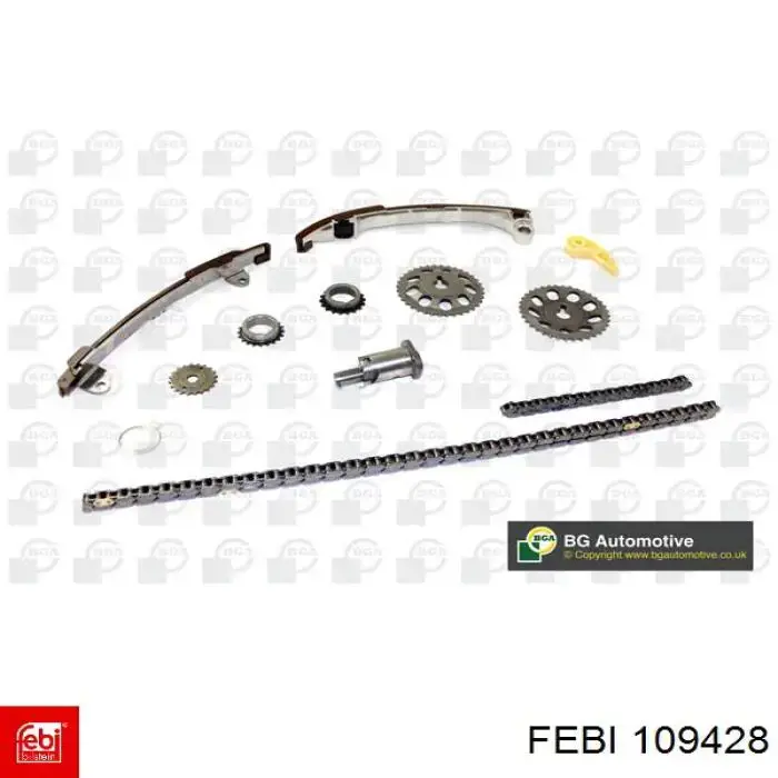Łańcuch rozrządu, zestaw Febi 109428 cena, od 170,90 USD