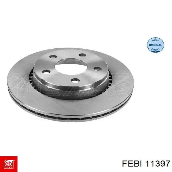 Do koszyka 11397 Febi Tarcza hamulcowa tylna