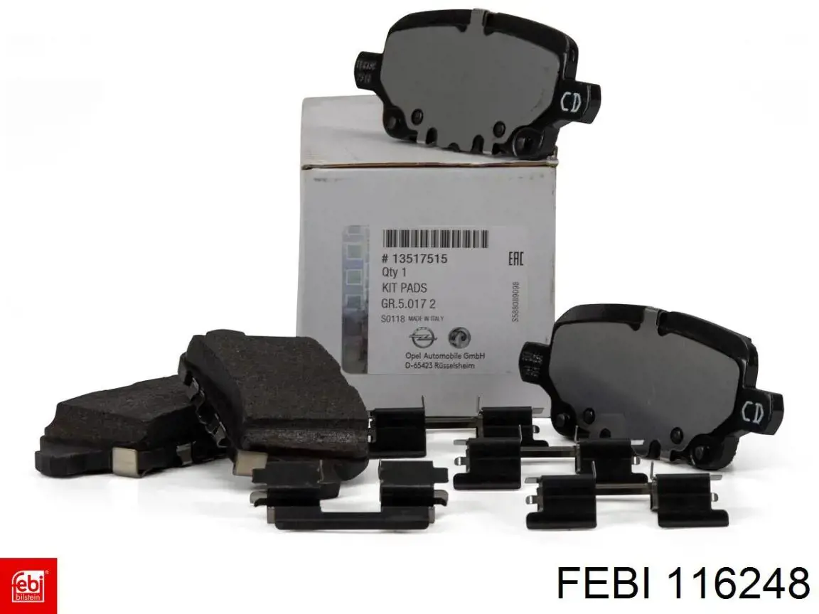 Klocki hamulcowe przednie tarczowe General Motors 23303281 cena, od 12,53 USD