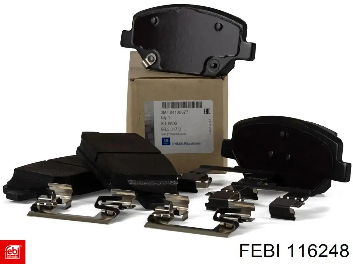 Klocki hamulcowe przednie tarczowe General Motors 84259368 cena, od 12,53 USD