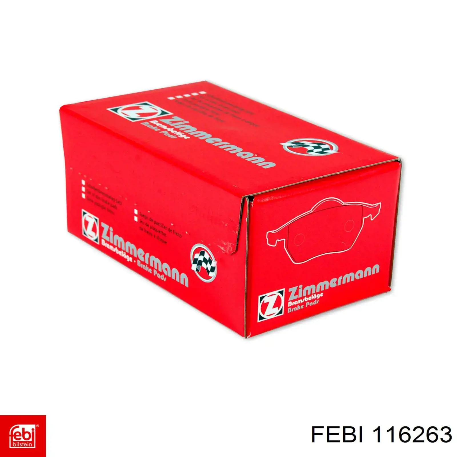 Klocki hamulcowe przednie tarczowe LR091308 Land Rover