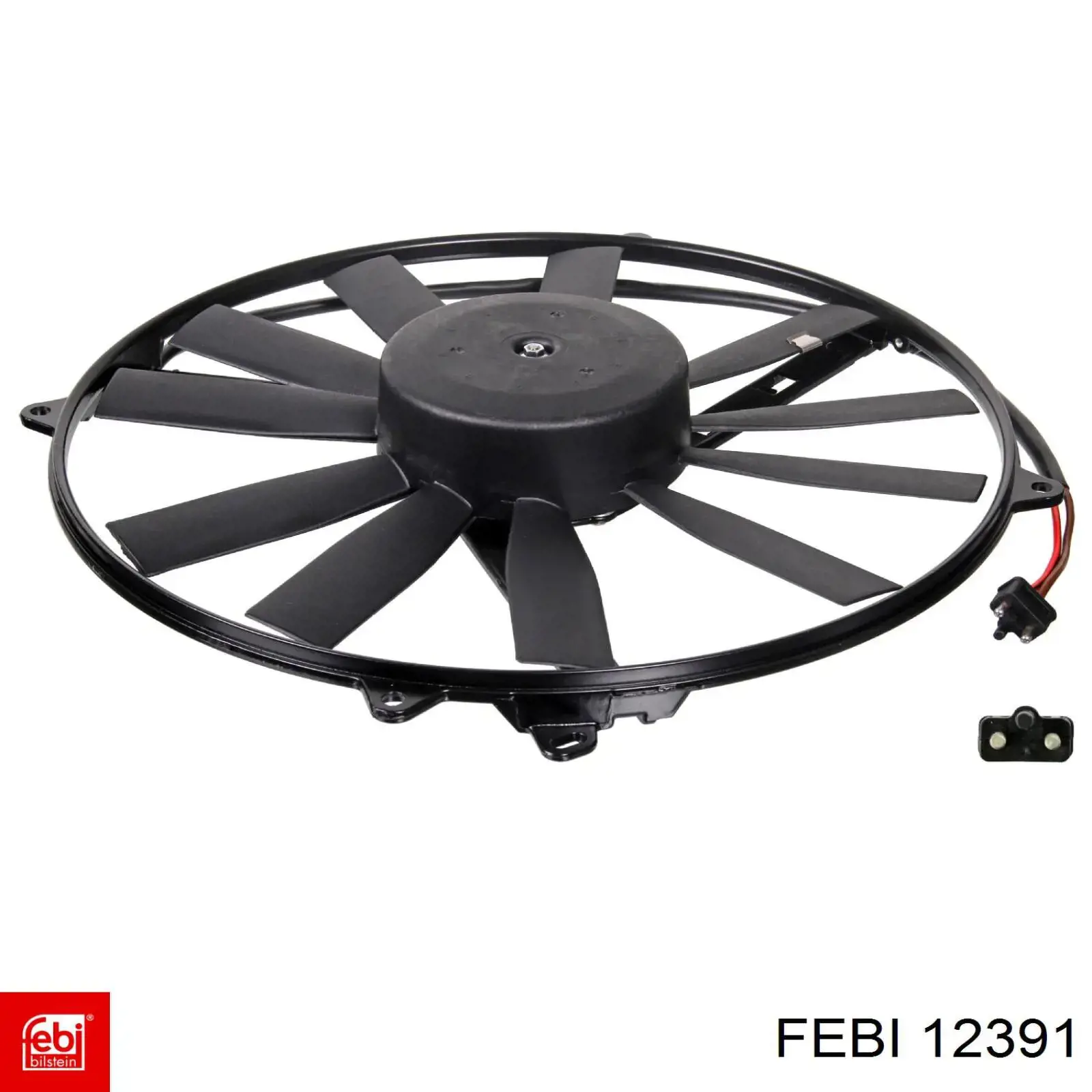 Wentylator elektryczny układu chłodzenia kompletny (silnik+wirnik) Febi 12391 cena, od 98,65 USD
