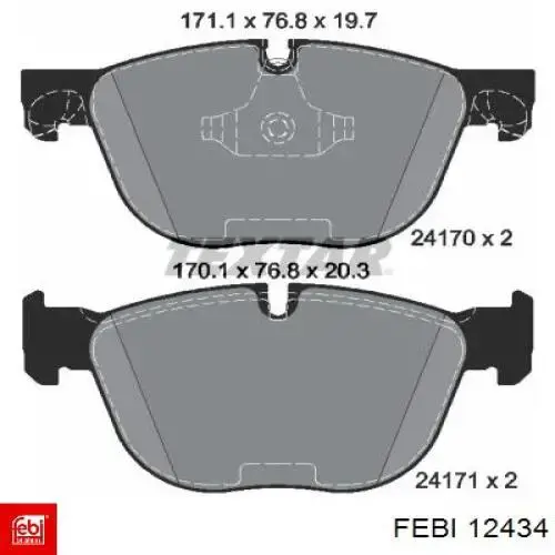 Do koszyka 12434 Febi Uszczelka pokrywy zaworowej silnika