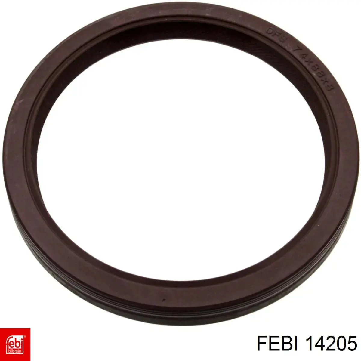 Do koszyka 14205 Febi Uszczelniacz wału korbowego silnika tylny