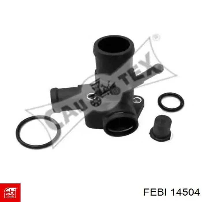 Do koszyka 14504 Febi Kołnierz układu chłodzenia (trójnik)