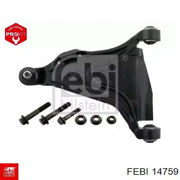 Wahacz zawieszenia przedniego dolny lewy Febi 14759 cena, od 59,20 USD