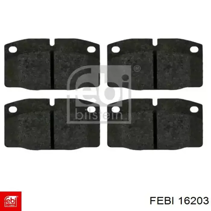 Klocki hamulcowe przednie tarczowe Febi 16203 cena, od 17,24 USD