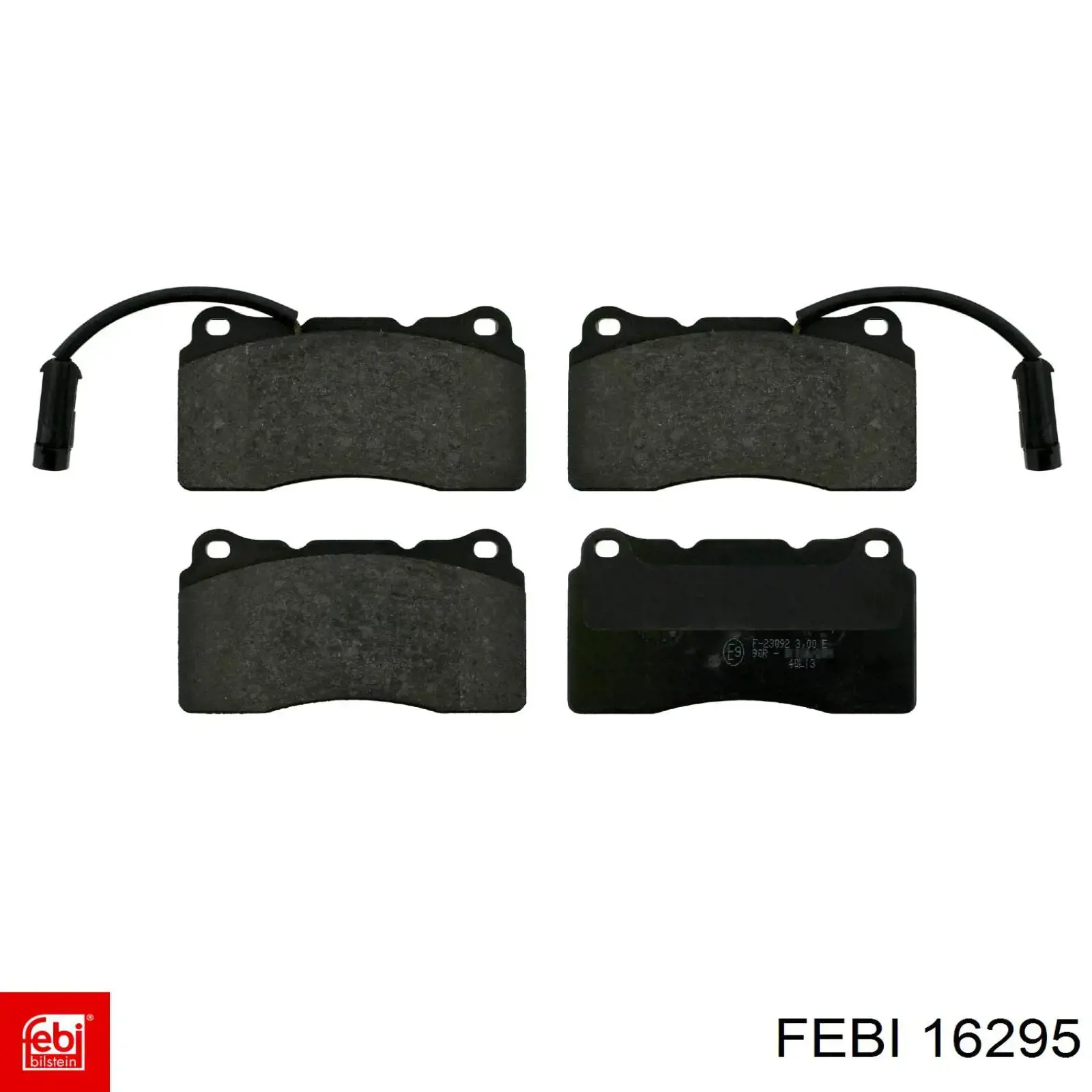 Klocki hamulcowe przednie tarczowe Febi 16295 cena, od 48,53 USD