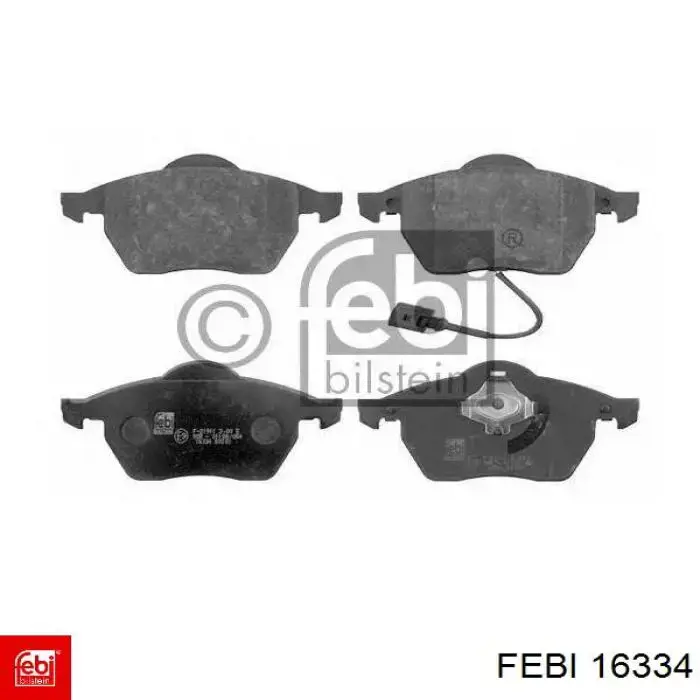 Klocki hamulcowe przednie tarczowe Febi 16334 cena, od 26,59 USD