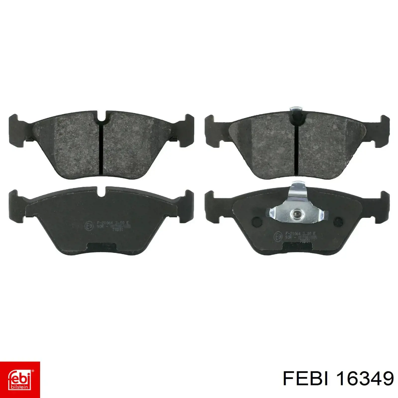 Klocki hamulcowe przednie tarczowe Febi 16349 cena, od 26,94 USD