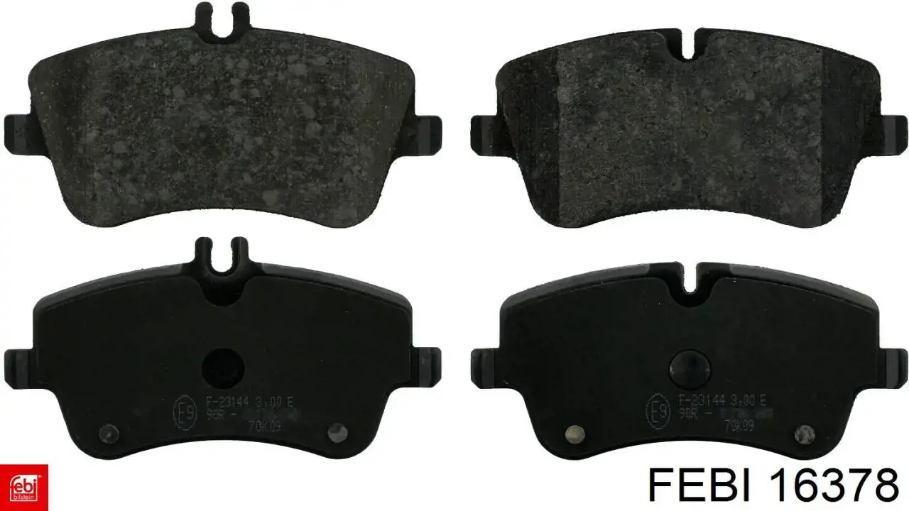 Klocki hamulcowe przednie tarczowe Febi 16378 cena, od 25,93 USD