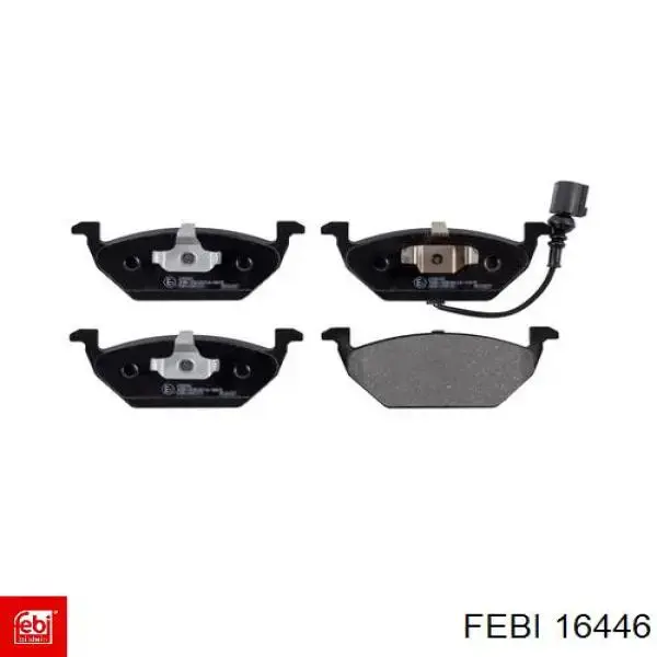 Klocki hamulcowe przednie tarczowe Febi 16446 cena, od 26,62 USD