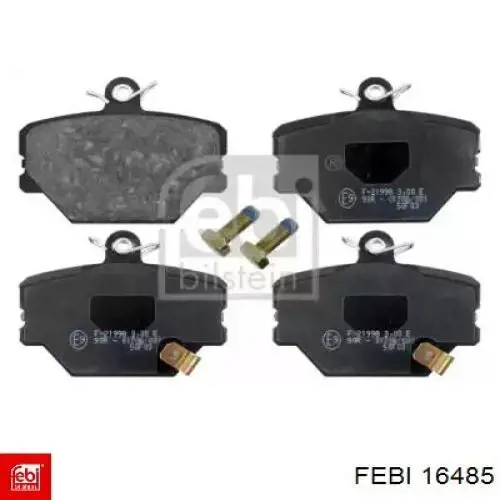 Klocki hamulcowe przednie tarczowe Febi 16485 cena, od 23,61 USD
