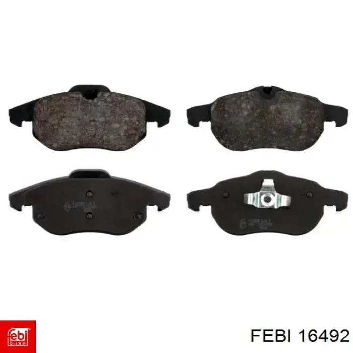 Klocki hamulcowe przednie tarczowe Febi 16492 cena, od 27,71 USD