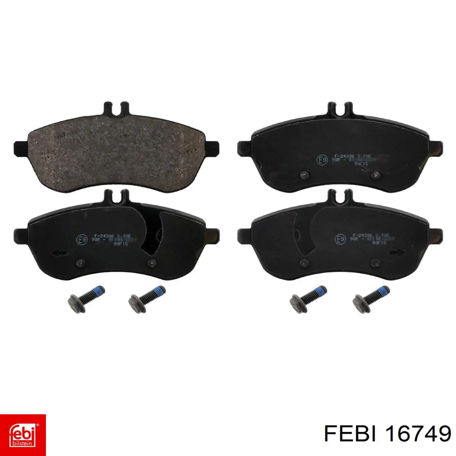 Klocki hamulcowe przednie tarczowe Febi 16749 cena, od 66,81 USD