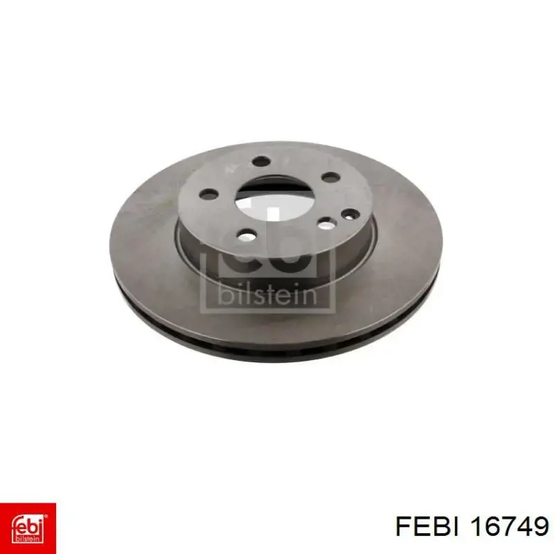 Do koszyka 16749 Febi Klocki hamulcowe przednie tarczowe