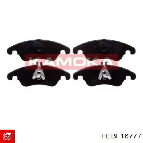 Klocki hamulcowe przednie tarczowe Febi 16777 cena, od 37,59 USD